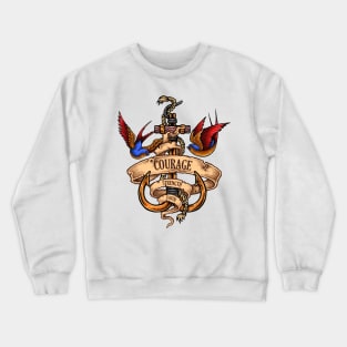 anchor tattoo Crewneck Sweatshirt